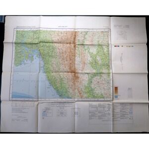 Arakan Map 1972 - Sixth Edition